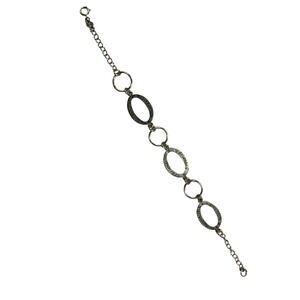 Sterling Silver 925 Sisters Friends Daughters Engraved Link Bracelet Adjustable